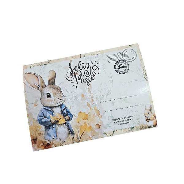 10un. Cartão de Páscoa- Peter Rabbit NOVO