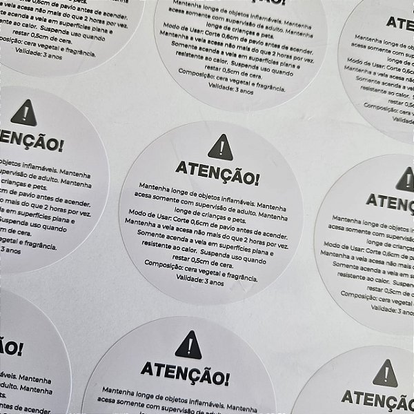 Lacre de Segurança para Vela - Redondo