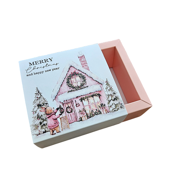 10un. Caixa Borda 04 doces Gaveta - RABBIT AND BEAR