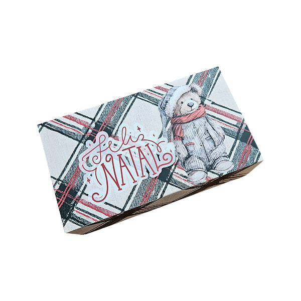 10un. Caixa Borda 02 vela pote geléia  Gaveta - Tree Bears