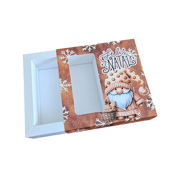 10un. Caixa Borda 09 doces Gaveta Visor - Ginger