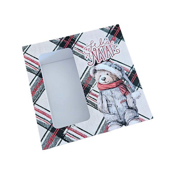 10un. Caixa Borda 09 doces Gaveta Visor - Tree Bears