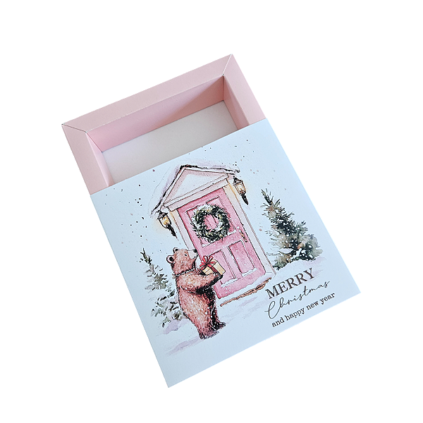 10un. Caixa Borda 09 doces Gaveta  - Rabbit and Bear