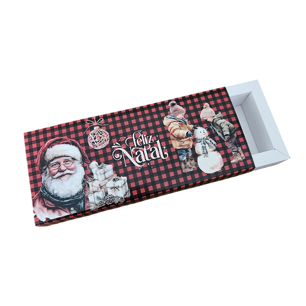 10un. Caixa Borda 12 doces Gaveta - NOITE FELIZ