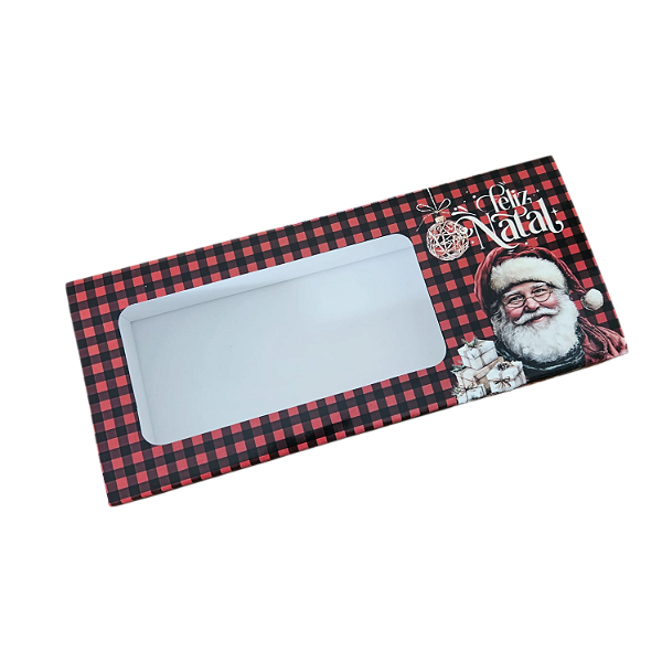 10un. Caixa Borda 12 doces Gaveta Visor - NOITE FELIZ