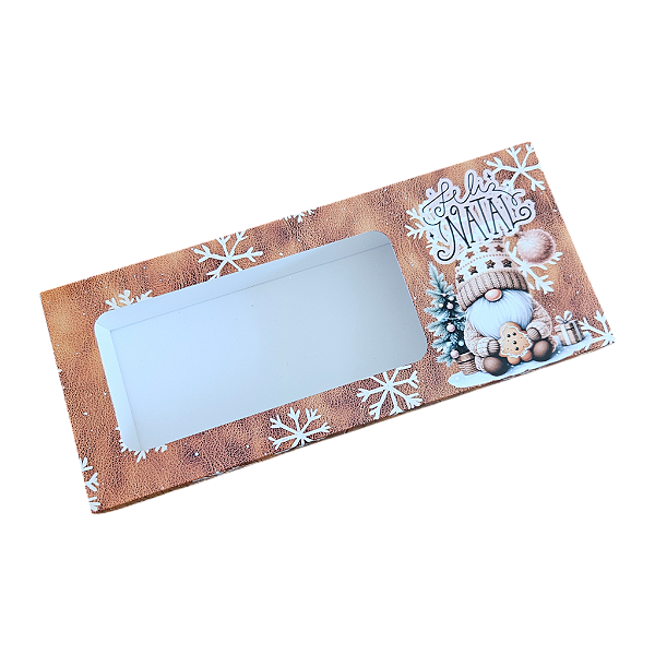 10un. Caixa Borda 12 doces Gaveta Visor - GINGER