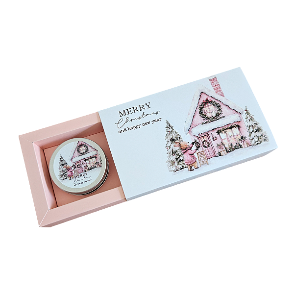 10un. Caixa para 2 latinhas de vela de 90 ml - Rabbit and Bear