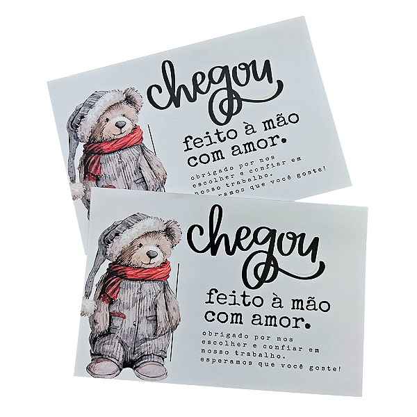 20un. Cartão de Agradecimento - Tree Bears