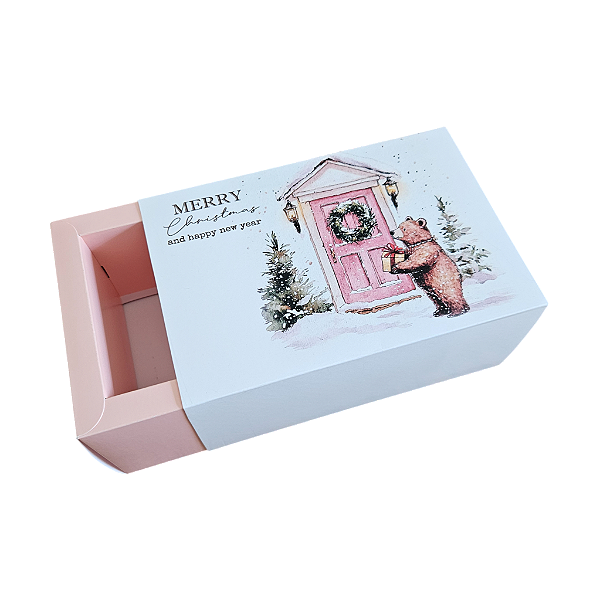 Caixa Presente Borda - Rabbit and Bear