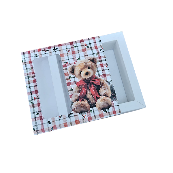 10un. Caixa Borda 09 doces Gaveta Visor - Bear One