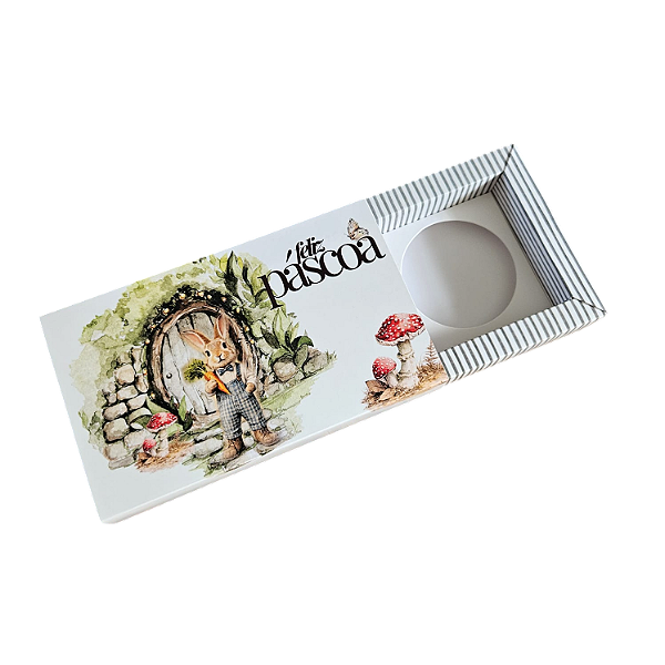 10un. Caixa para 2 latinhas de vela de 50 ml - Florest Easter