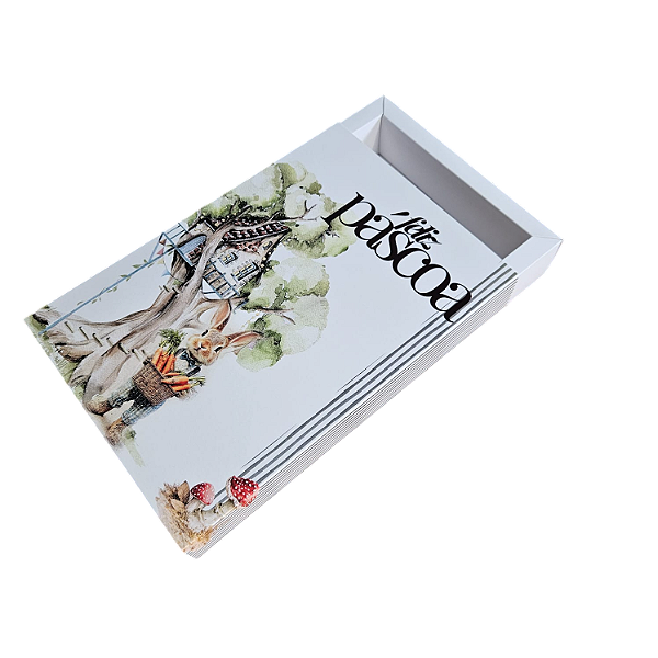 10un. Caixa Borda 24 doces Gaveta - Florest Easter