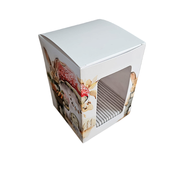 10un. Caixa 01 Ovo Inteiro em Pé 100g ou 150g - Florest Easter