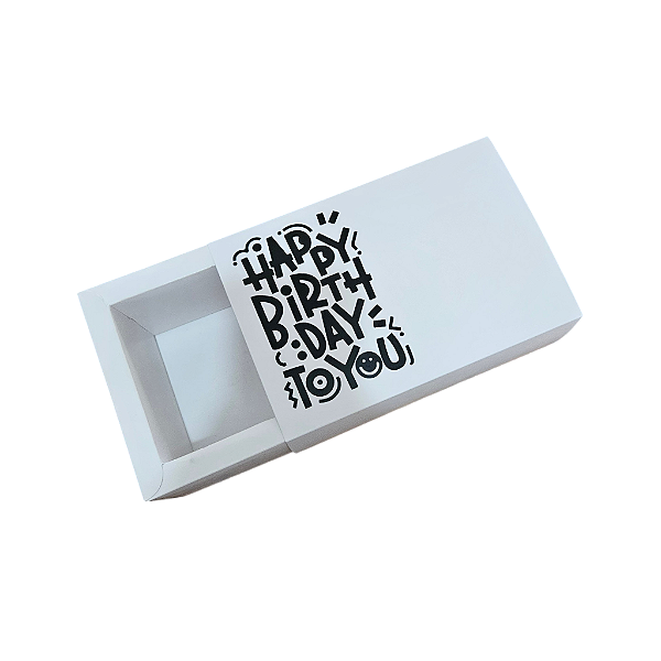 Caixa Presente Borda - Happy Birthday to You