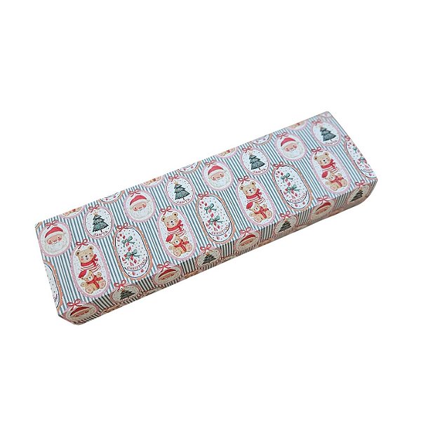 10un. Caixa Borda 06 doces Gaveta - Funny Christmas