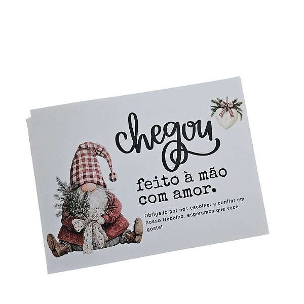 20un. Cartão de Agradecimento - Bear Christmas