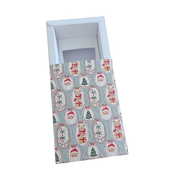 Caixa Borda para 1 Velas Whisky 7x9 - Funny Christmas