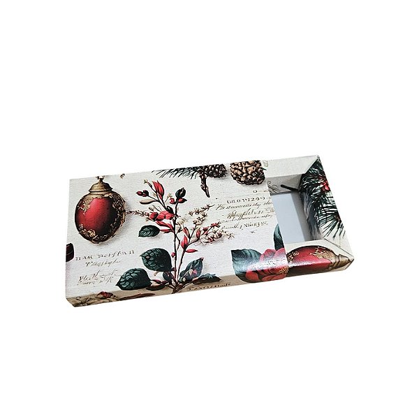 10un. Caixa 02 bombons - Pinhas RED FECHADA