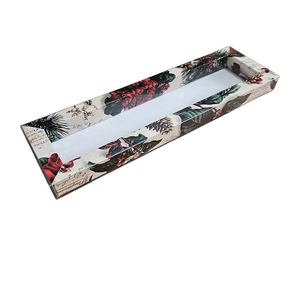 10un. Caixa 5 Bombons ou Biscoito - Pinhas Red