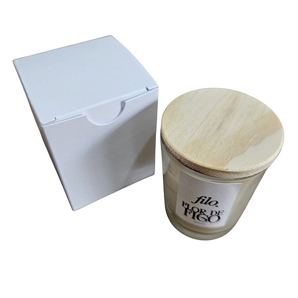 10un. Caixa 01 Vela de 70g - BRANCO