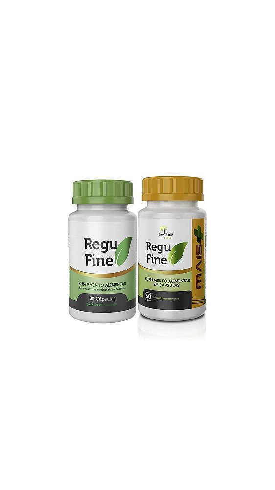 Regufine Inibidor e Regufine Mais 60 capsulas Bem Estar Life
