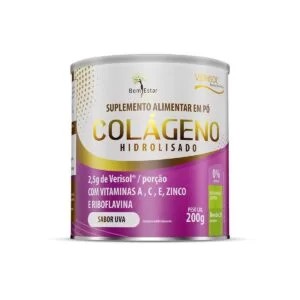 Colágeno em pó verisol sabor uva Bem Estar Life
