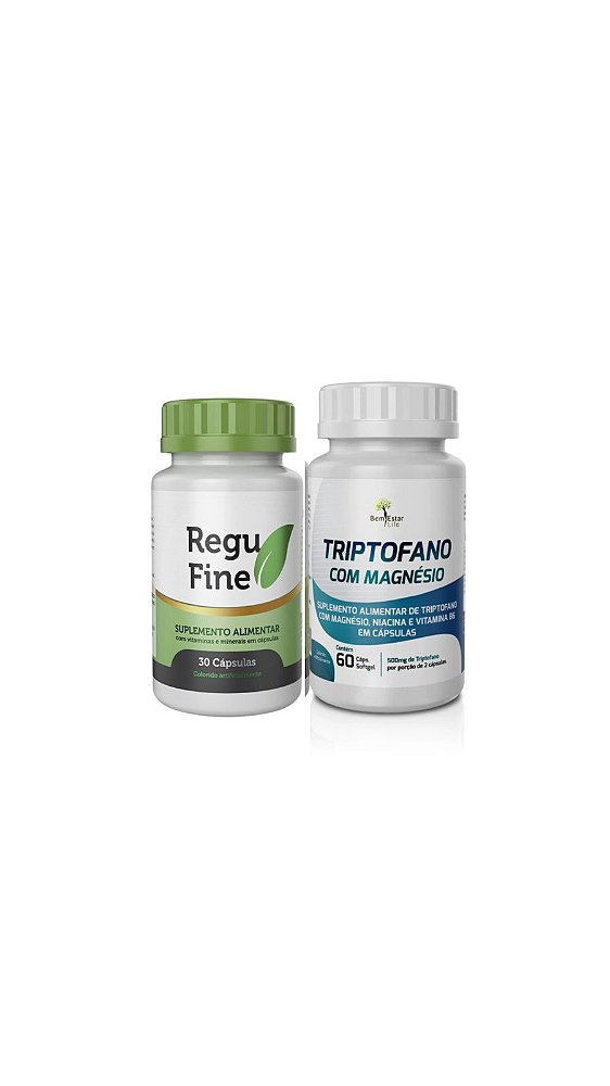 Regufine e Triptofano  com Magnésio Bem Estar Life