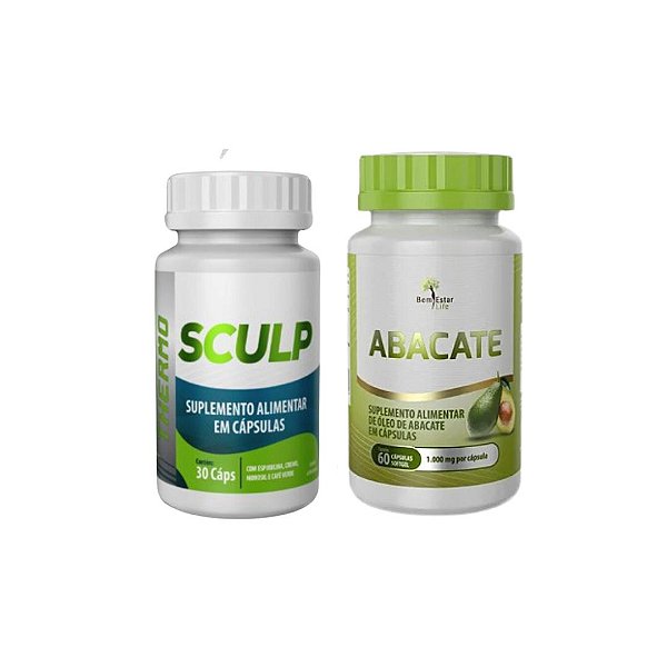 Sculp Thermo + Óleo de Abacate 60 cápsulas Bem Estar Life