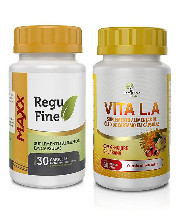 Regu Fine Maxx Termogênico 7x mais potente e Vita Life Bem Estar Life