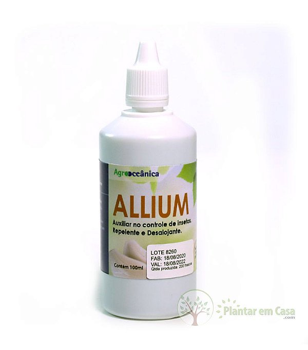 Allium - Repelente e Desalojante de Insetos e Pragas- Agrooceânica - 100 ml