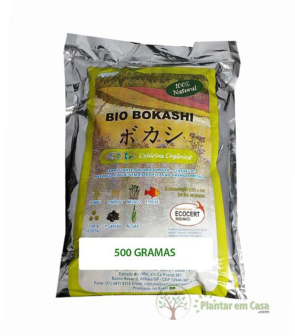 Bokashi Adubo Orgânico Farelado Completo - Bio Bokashi - 500 gramas