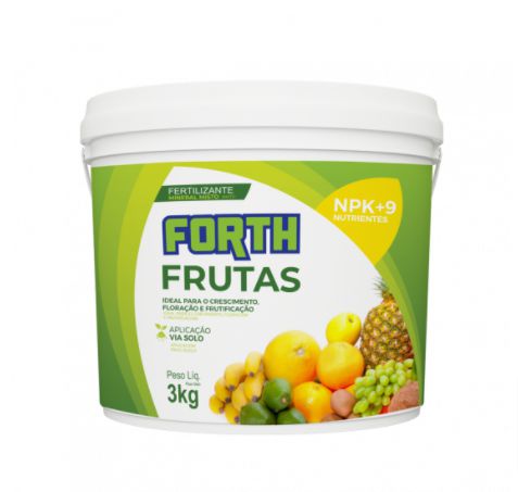Forth Frutas - Adubo para Crescimento, Floração e Frutificação - 3Kg