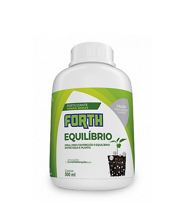Forth Equilíbrio 500 ml - Adubo - Cálcio para suas plantas - Fertilizante via solo concentrado
