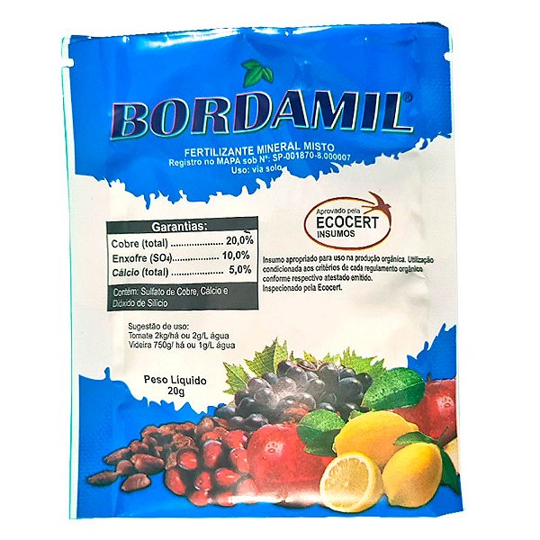 Bordamil Calda Bordalesa Pronta - (Bordasul) - 20 gramas