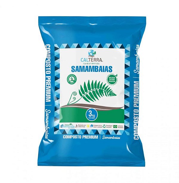 Substrato Composto Premium Samambaias - 3kg - Calterra
