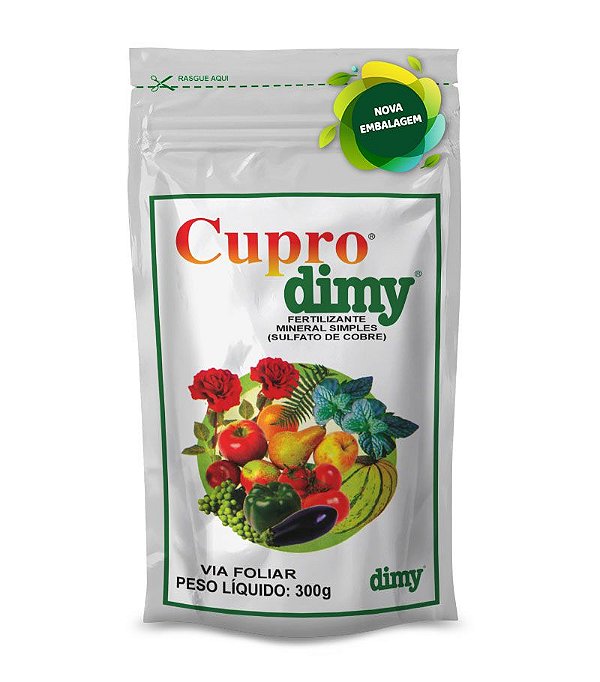 Cupro Dimy 300g - Contra Fungos Fertilizante Mineral (Sulfato de Cobre)