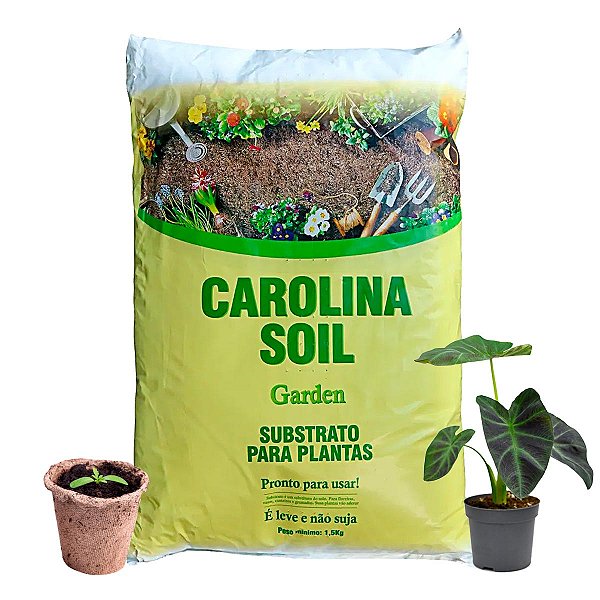 Substrato Carolina Soil Garden EC 1,0 - 1,5 kg - Pronto pra usar