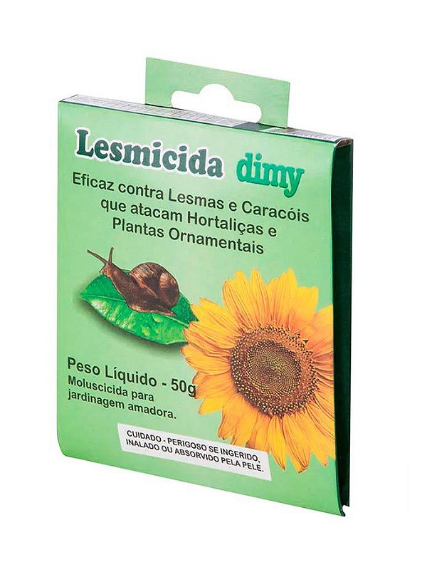 Lesmicida Dimy proteja plantas contra Lesmas e Caracóis - 50g