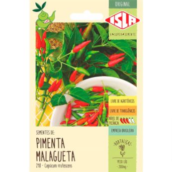 Sementes de Pimenta Malagueta - 200 mg - Isla