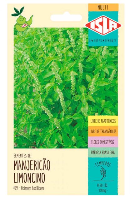 Sementes de Manjericão Limoncino - 150 mg - Isla