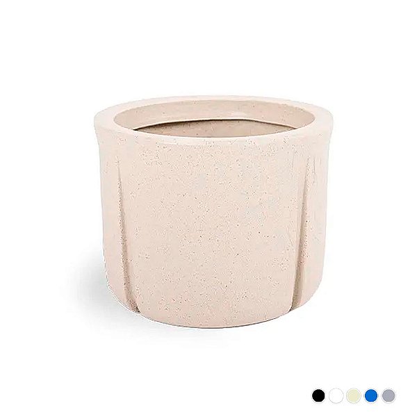 Vaso Karaja 16 - 20x16 cm - Várias Cores Em Polietileno - Vasap