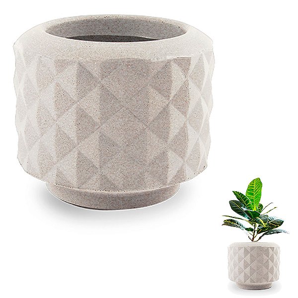 Vaso Recôncavo Mini 38 - 19 x 15 cm - Várias Cores Em Polietileno - Vasap