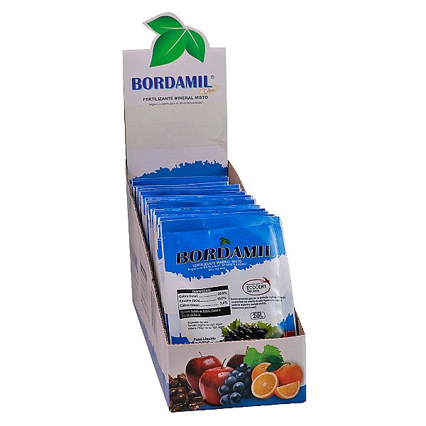 Bordamil Calda Bordalesa Pronta - 20 gramas - CAIXA DISPLAY 50 UND