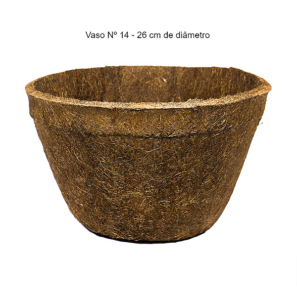 Vaso Fibra de Coco nº14 26x18 cm - Coquim