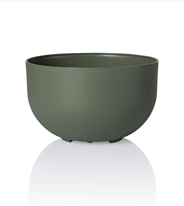 Cachepo N 1 Mini Cuia Pote 13 - Coleção Due da Raiz - 14x8cm - Verde Militar
