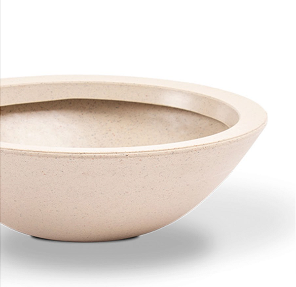 Vaso Bacia M Areia - 52x16cm - Vasap Design