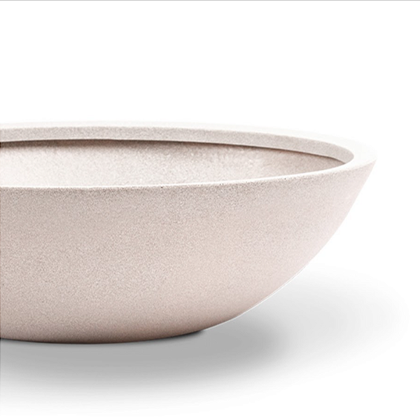 Vaso Bacia G Branco Mármore - 73x21cm - Vasap Design