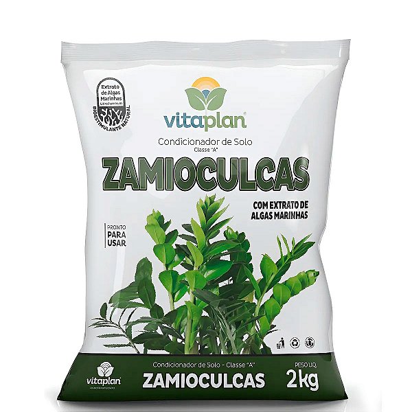 Substrato Especial para Zamioculcas com Algas 2kg - Nutriplan
