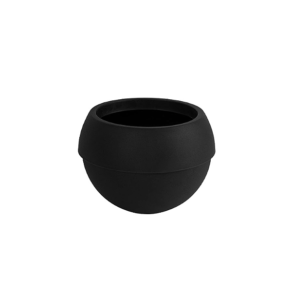 Vaso Cosmos 23 - Preto Absoluto - 23x35cm - Vasap Design