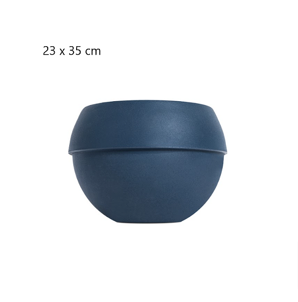 Vaso Cosmos 23 - Azul Macaúba - 23x35cm - Vasap Design
